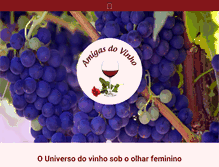 Tablet Screenshot of amigasdovinho.com.br